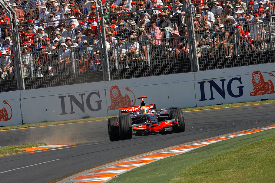Lewis Hamilton pushes hard to widen the gap to his followers