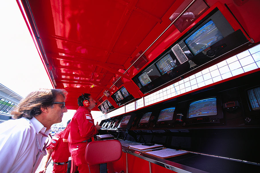 Ferrari chairman Luca di Montezemolo (left) with his F1 sporting director Jean Todt