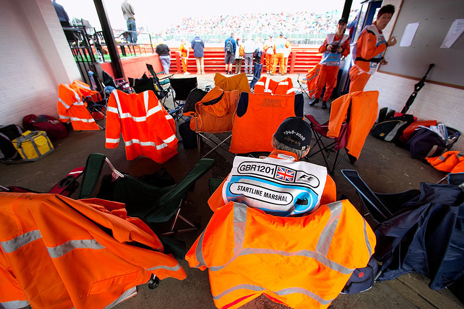 A pit for the marshals