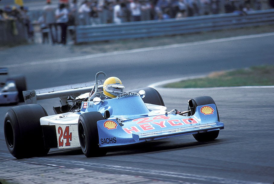 Harald Ertl (D) in the Hesketh-Cosworth 308D