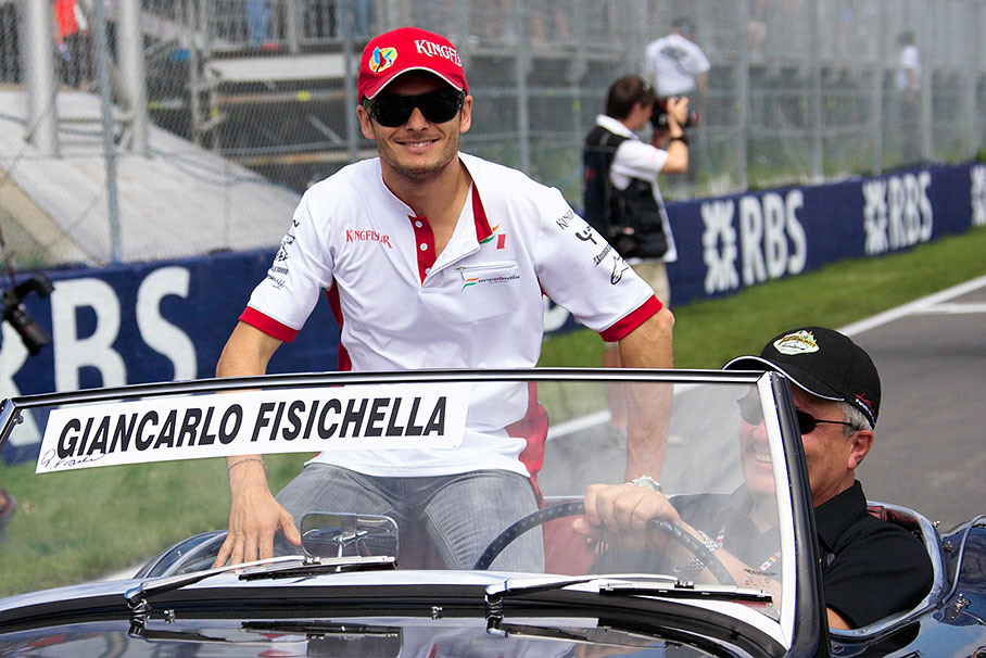 Force India driver Giancarlo Fisichella