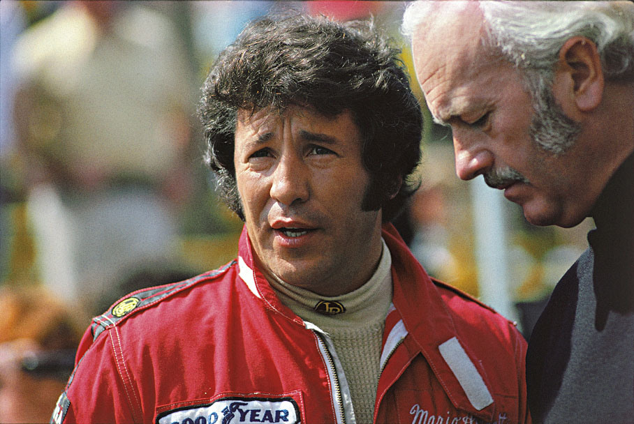 Mario Andretti and Colin Chapman.