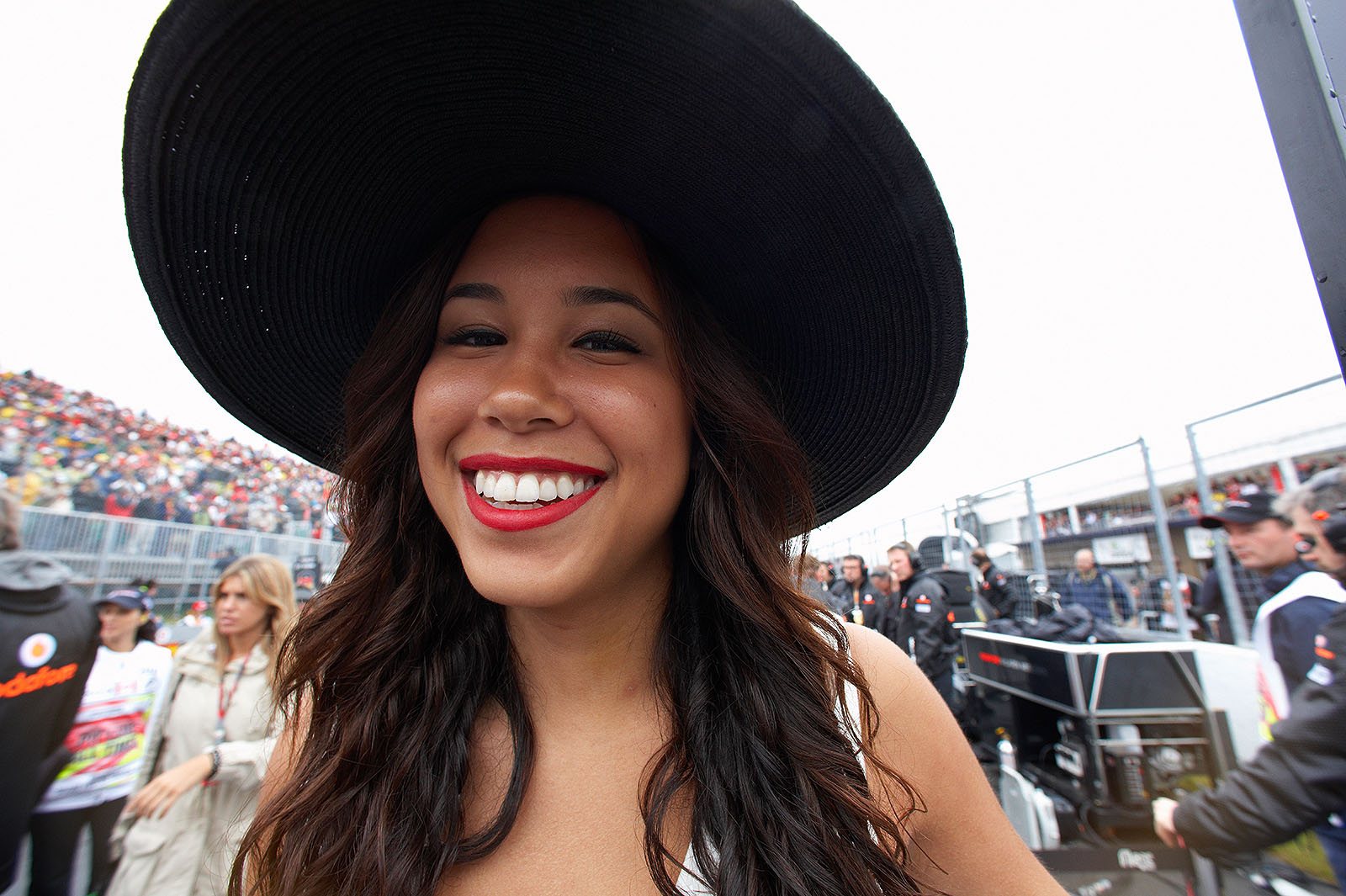 A girl on the grid in Canada