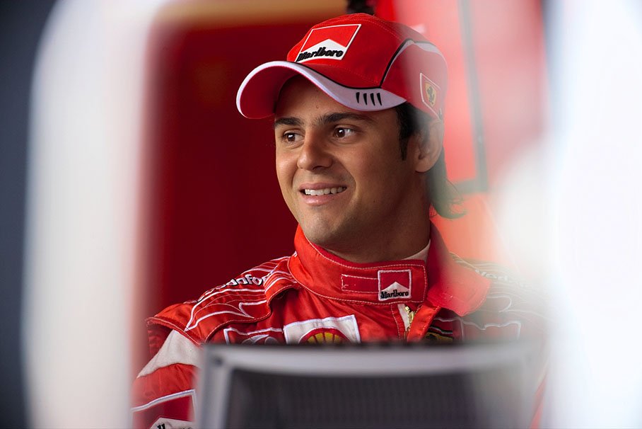 Felipe Massa in the pits