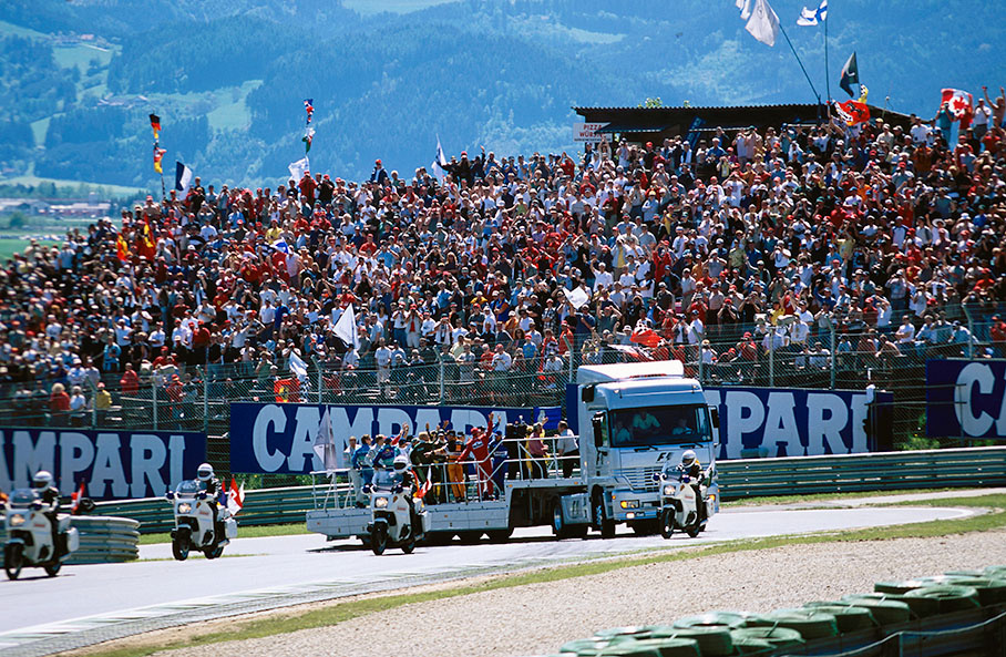 Drivers parade