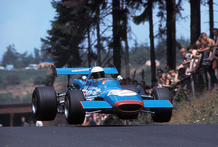 Johnny Servoz-Gavin (F), Matra International on a Formula 2 Matra MS7 - Cosworth FVA