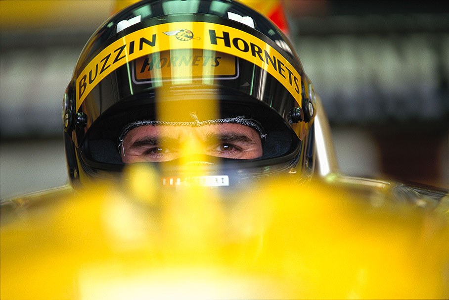 Jordan driver Damon Hill