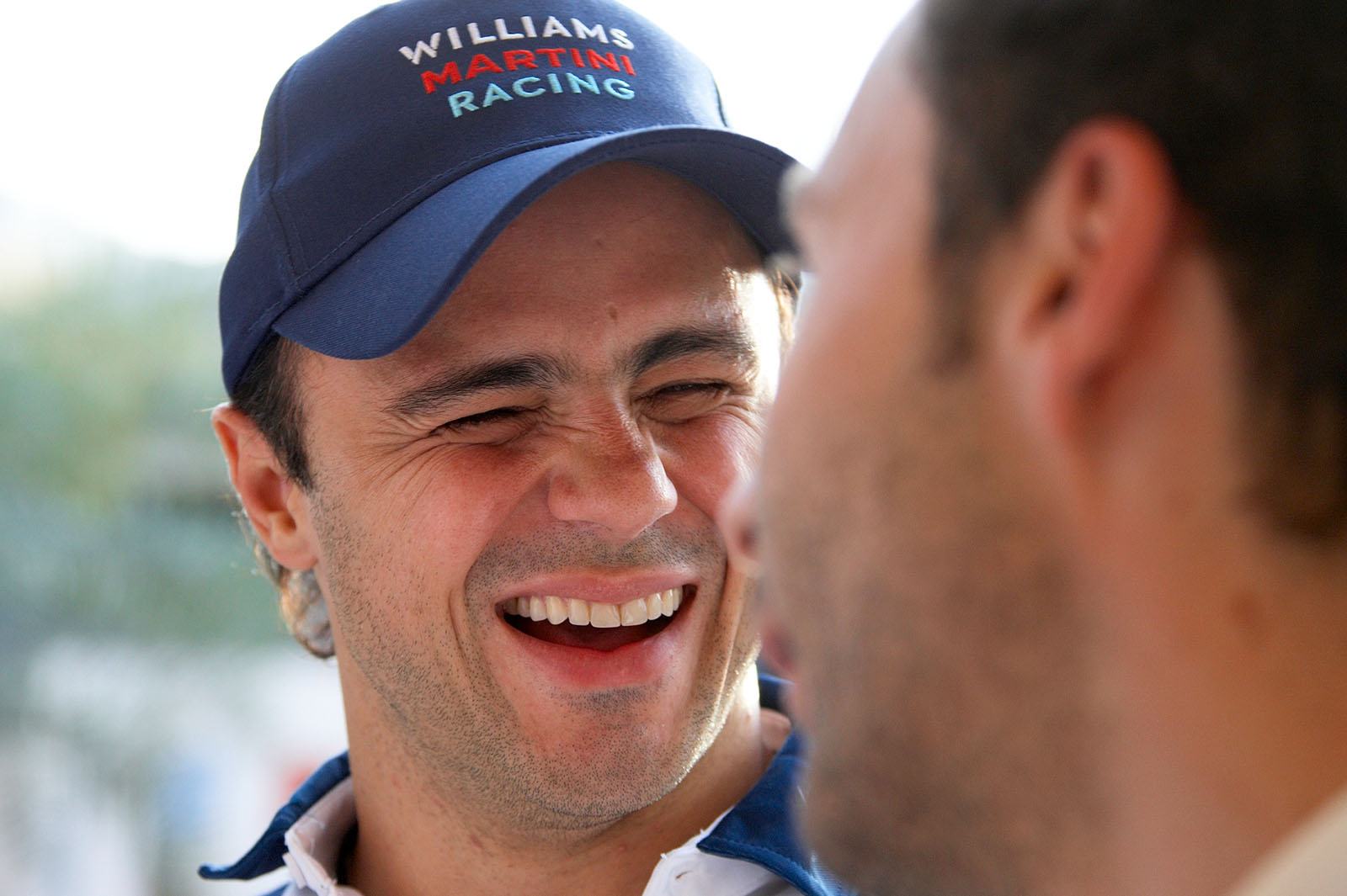 Felipe Massa talking to Nicolas Todt