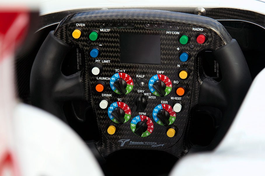 Ralf Schumacher's steering wheel