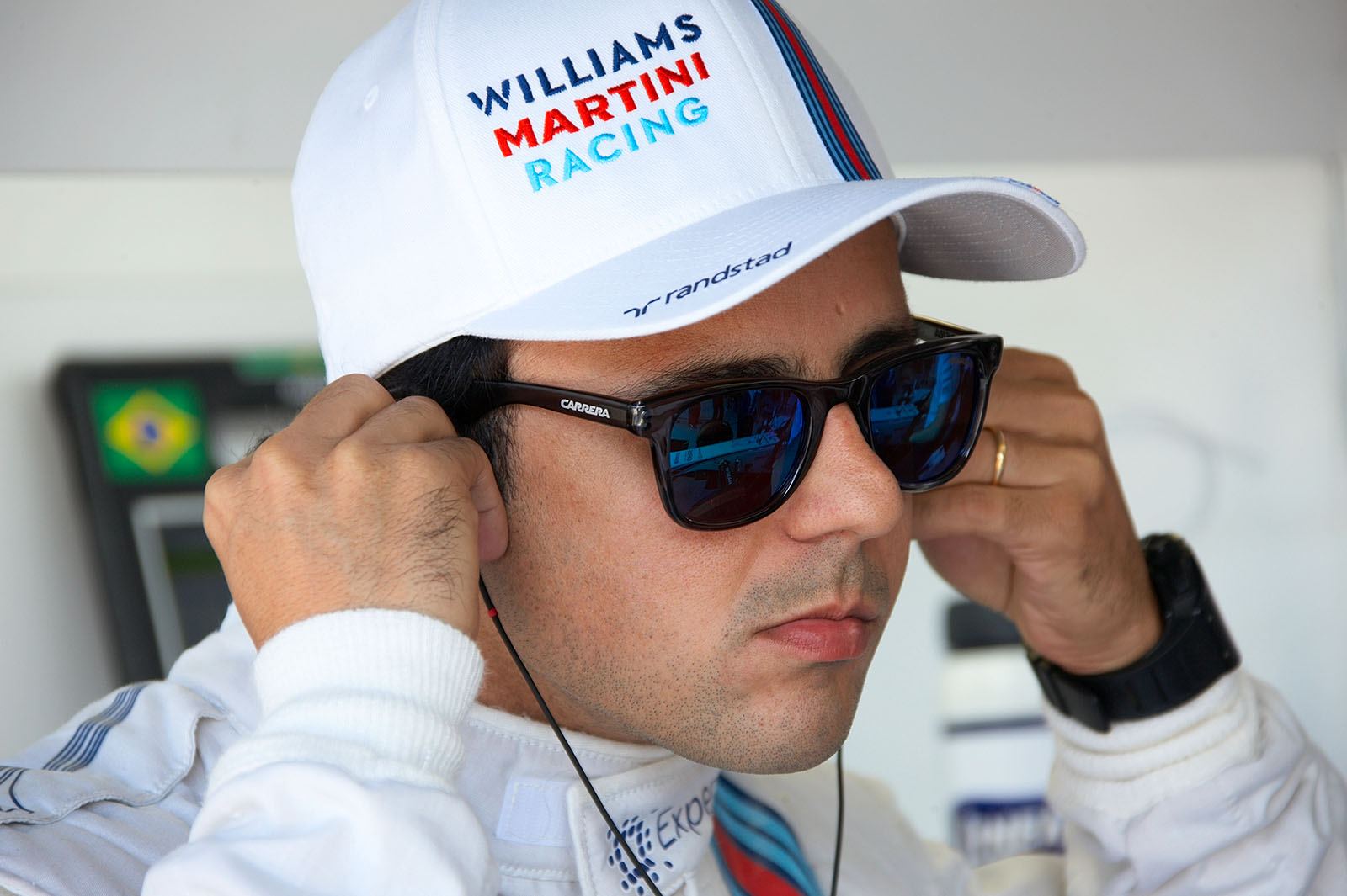 Williams driver Brazilian Felipe Massa