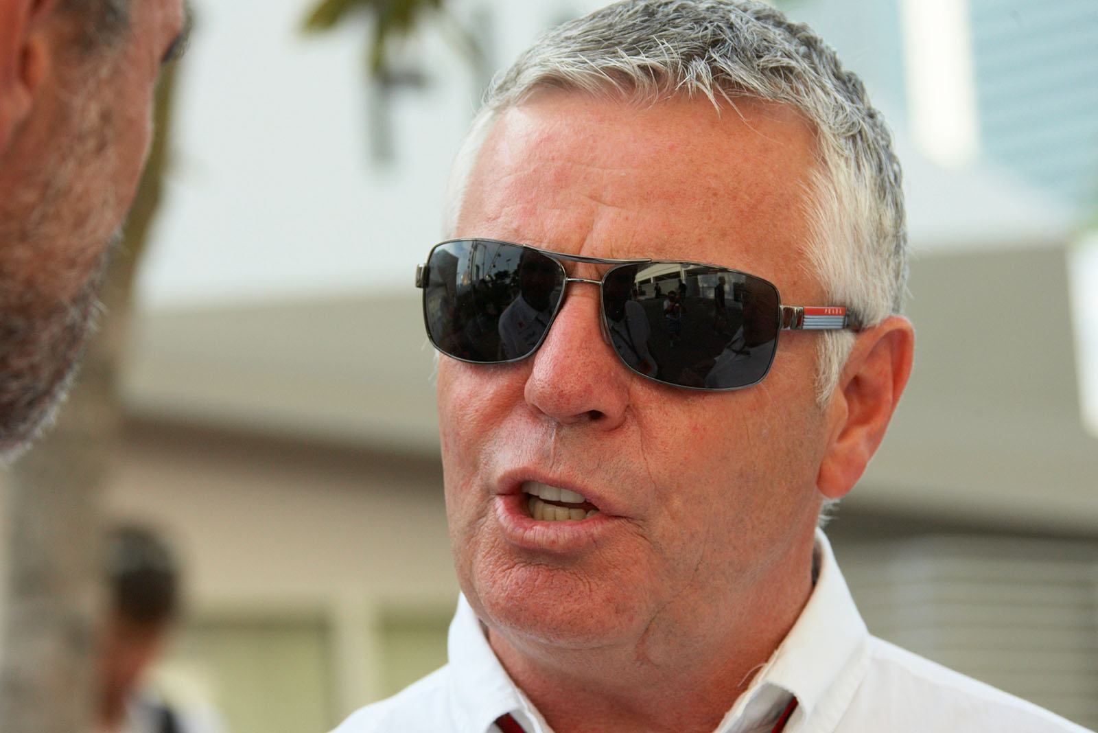 Derek Warwick, the frequent FIA driver steward