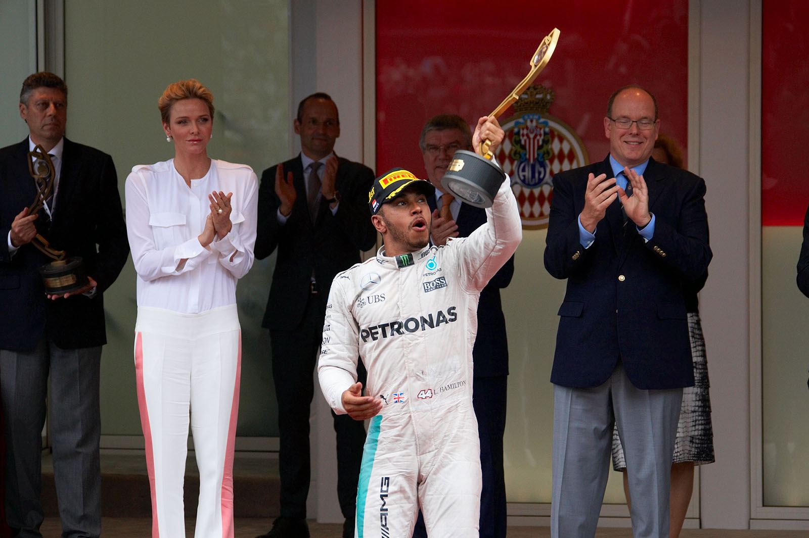Race winner Lewis Hamilton, Monte Carlo Grand Prix, 2016