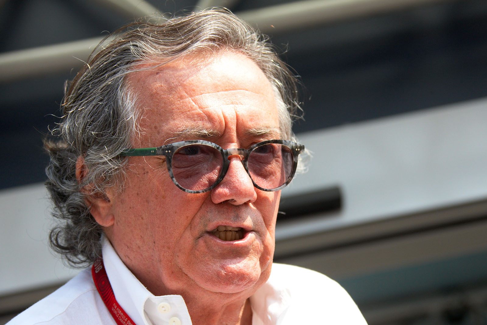 Giancarlo Minardi, founder of the now-defunct Minardi F1 Team, Monza, Italian Grand Prix, 2016