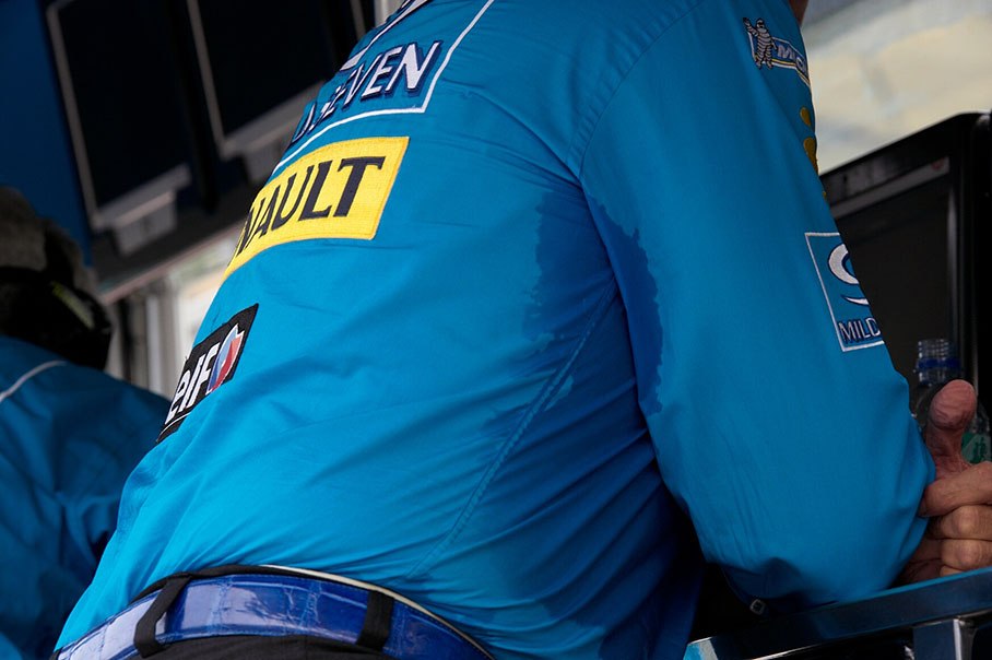 Flavio Briatore during race