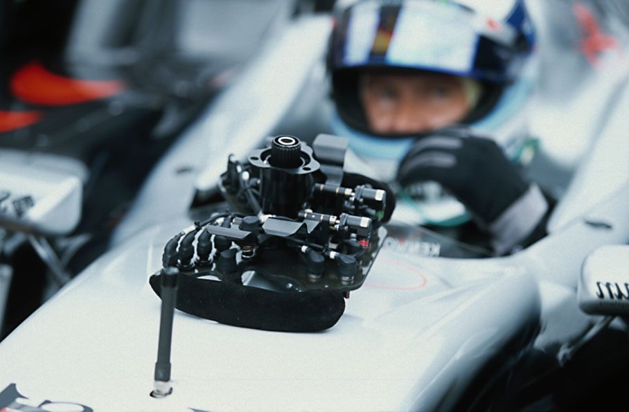 Mika's steering wheel