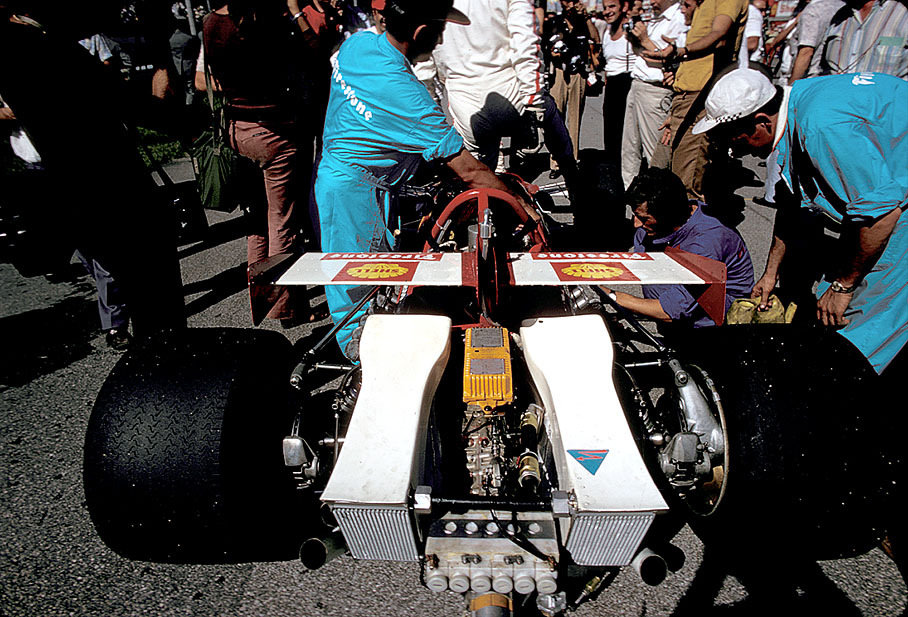 At Ferrari pits