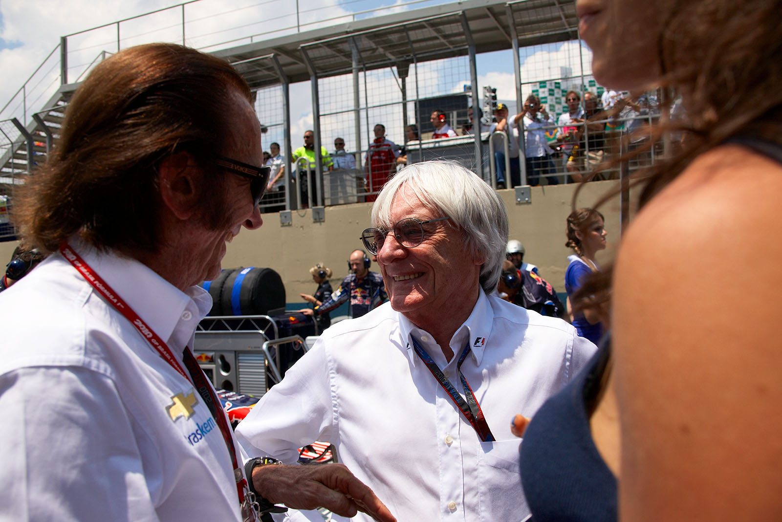 With Emerson Fittipaldi