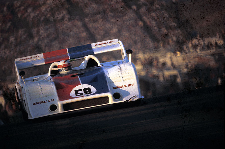 Second placed Hurley Haywood (USA) on Porsche 917/10 TC entered by Brumos/Kendall