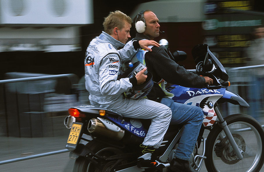 Kimi taking a ride