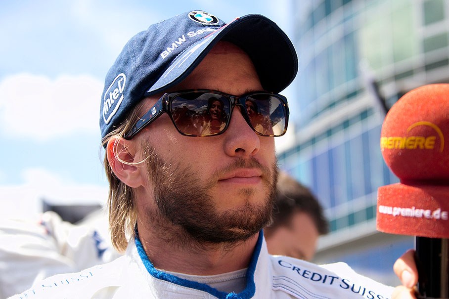 Nick Heidfeld talks with his favorite interviewer