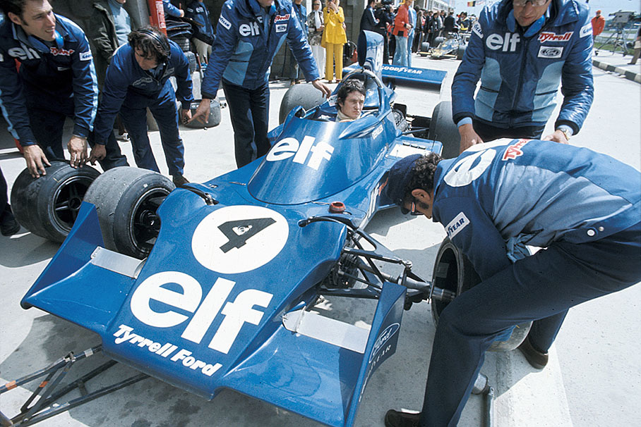 Patrick Depailler in the Tyrrell-Cosworth 007, GP Belgium 1974