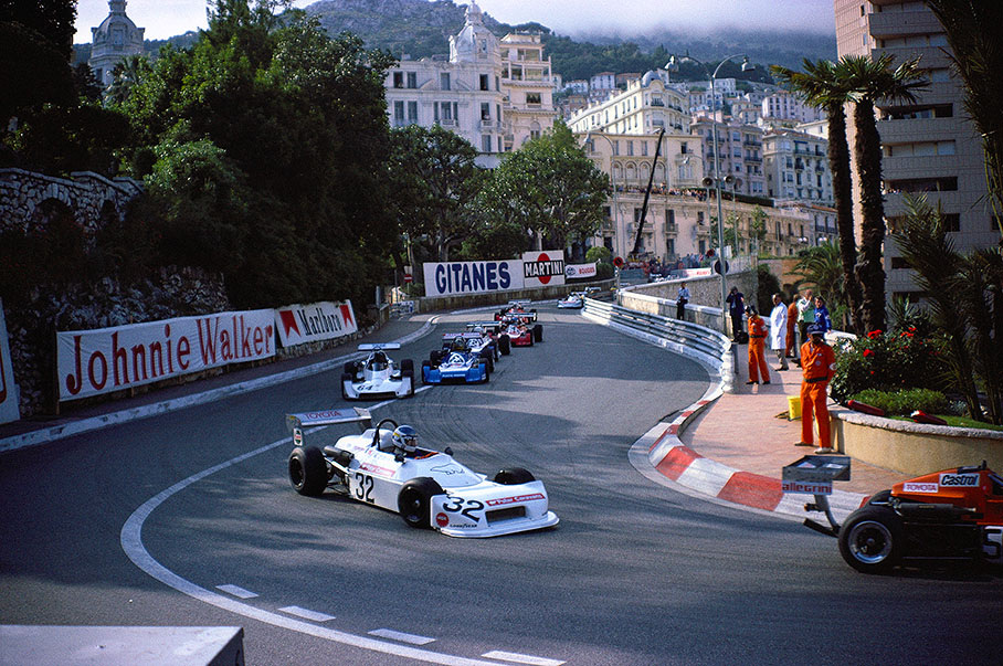 Anders Olofsson in a Ralt RT1 (no 32), Formula 3, Monaco 1977