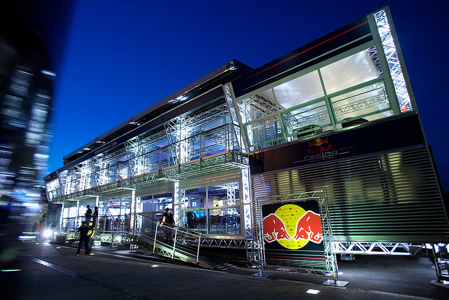 Red Bull's and Toro Rosso's so-called 'energy station' ensures thirst-quenching pit stops