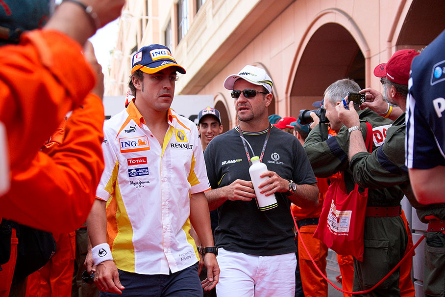 Alonso and Barrichello