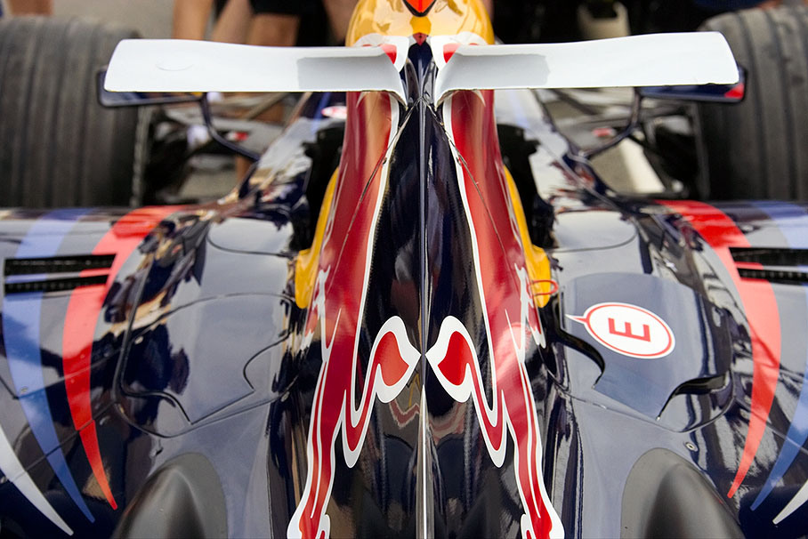 Red Bull engine cover