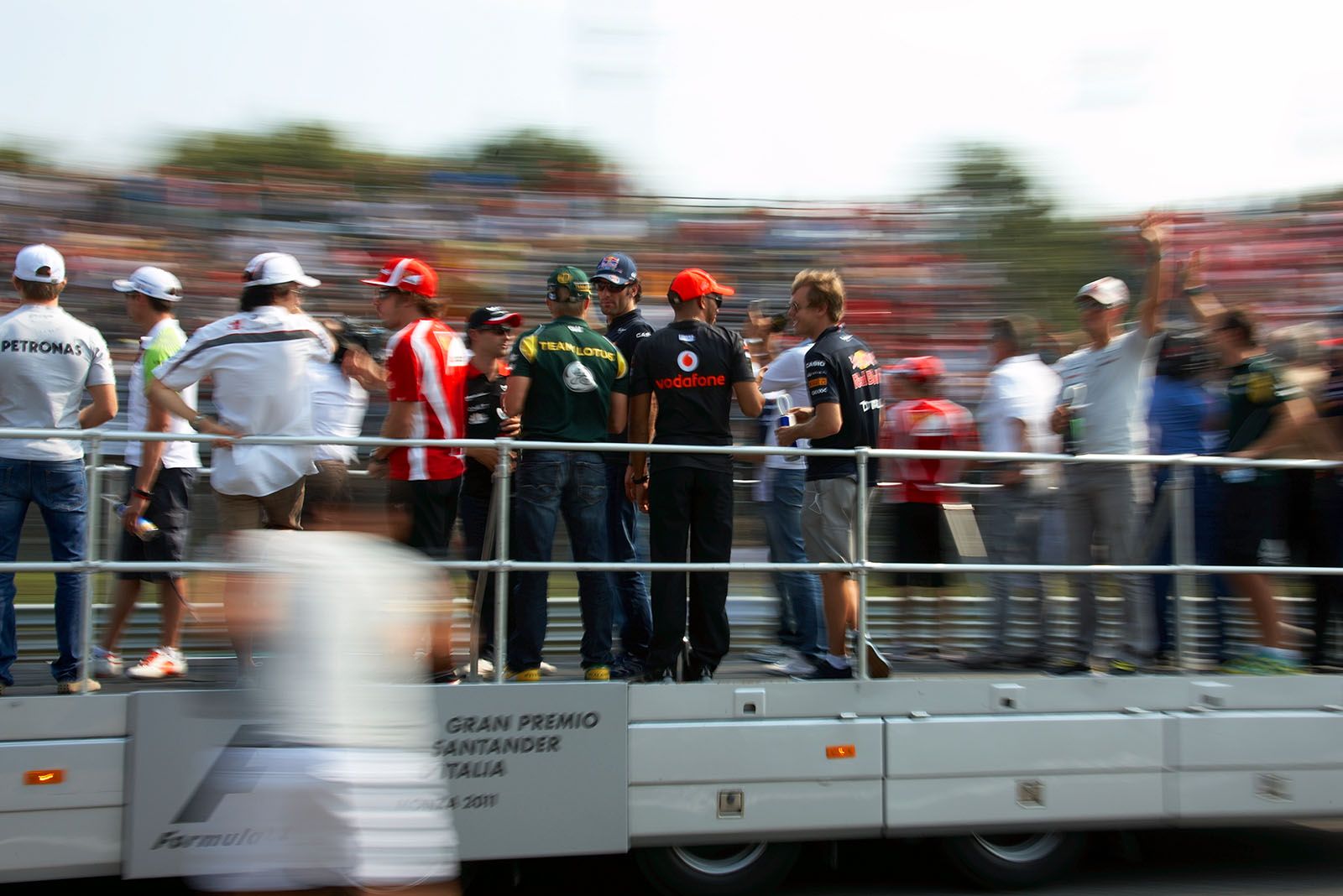Drivers parade