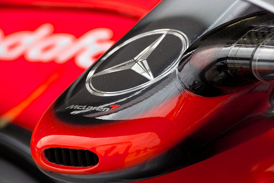 McLaren Mercedes nose cone tip