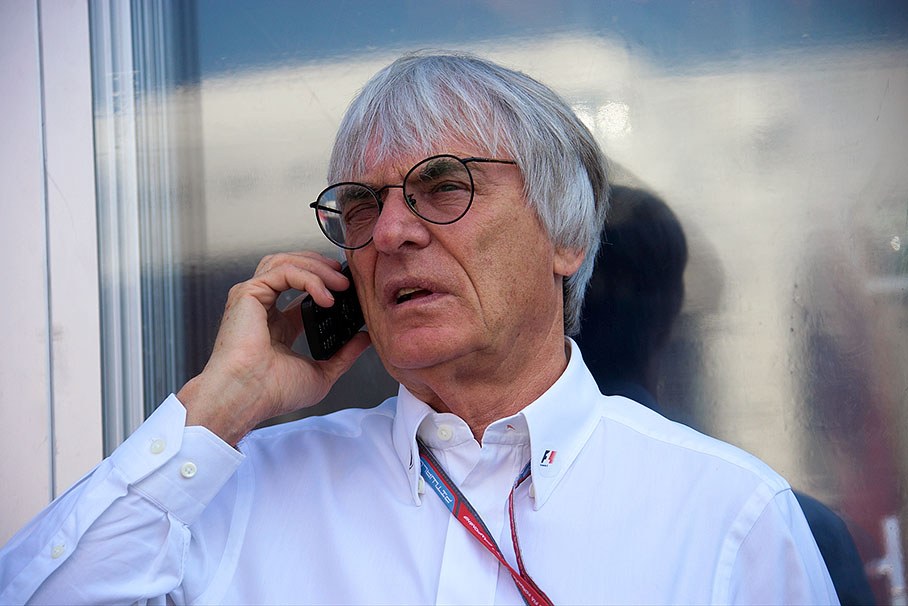 Bernie Ecclestone, busy as usual