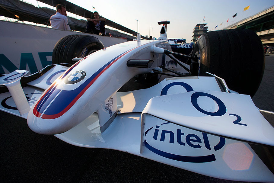 BMW Sauber car - nose cone