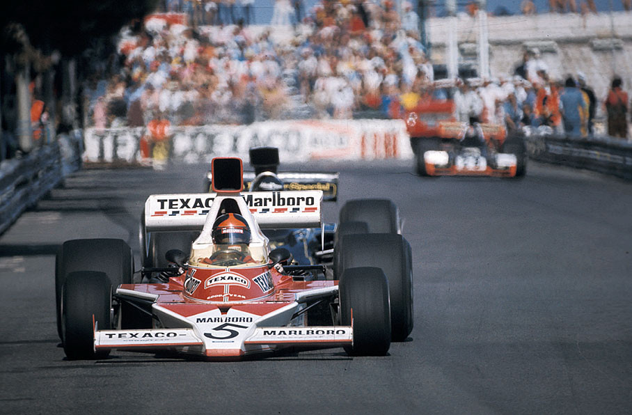 Emerson Fittipaldi on McLaren-Cosworth M23, Monaco GP Monte Carlo 1974