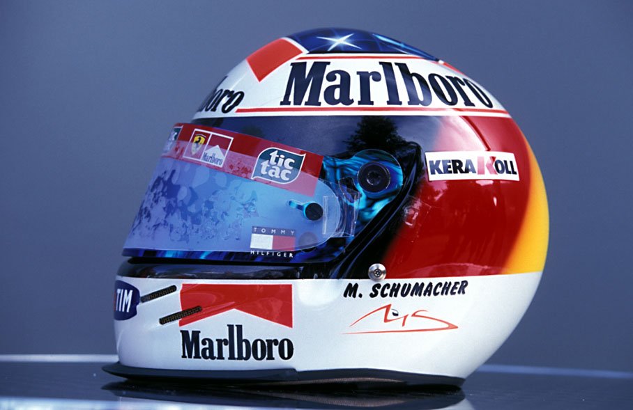 Michael Schumacher's helmet