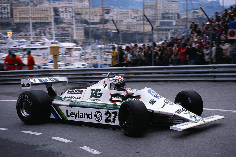 Alan Jones in his Williams.