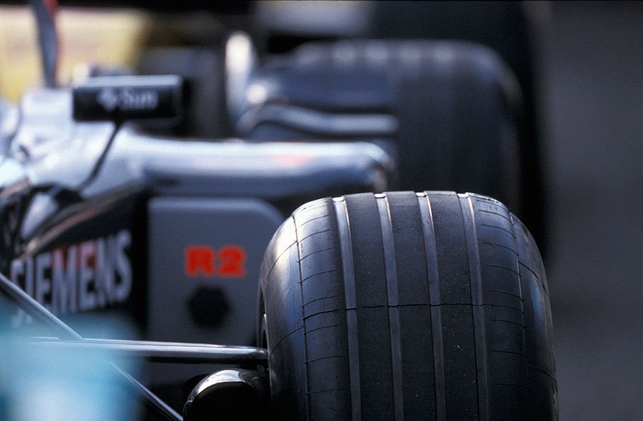 McLaren Mercedes tyres