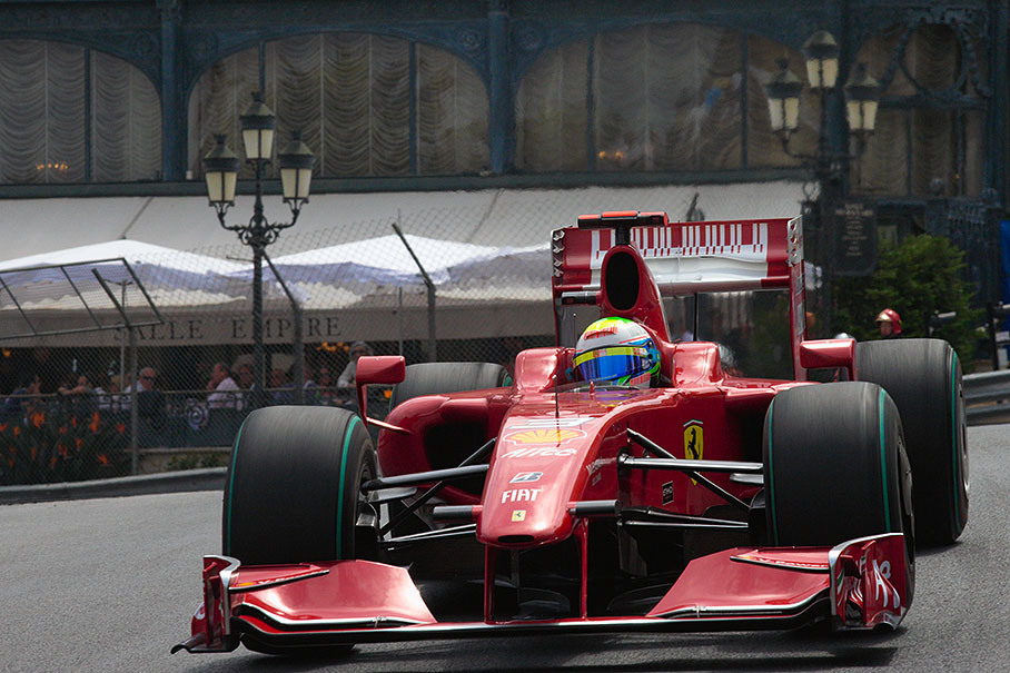 Felipe Massa, Scuderia Ferrari, in front of the Hotel de Paris