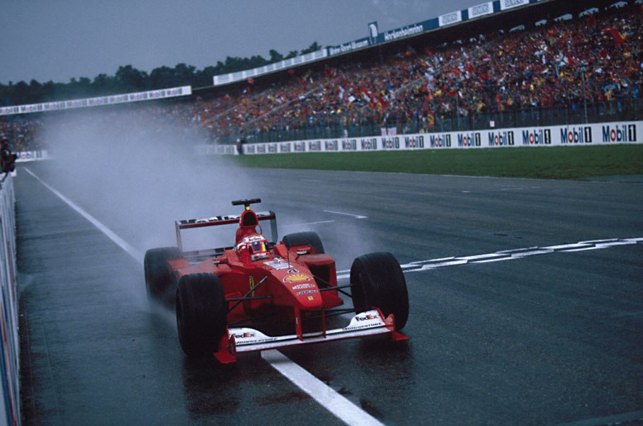 Rubens Barrichello wins the German Grand Prix 2000