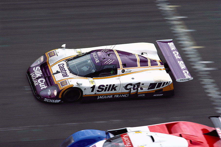 The Silk Cut Jaguar XJR-9 LM of Patrick Tambay, Jan Lammers and Andrew Gilbert-Scott