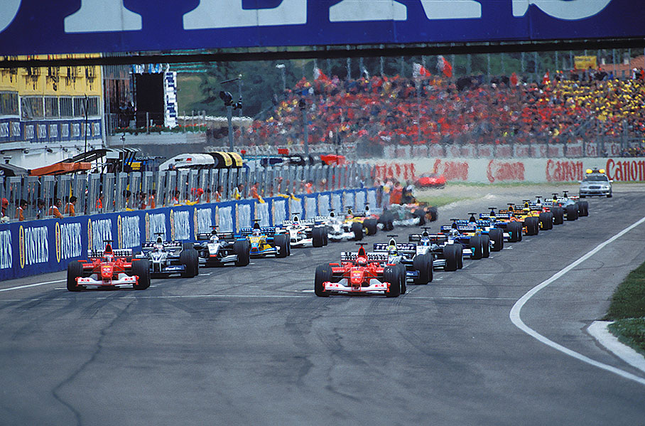 Seconds before the start