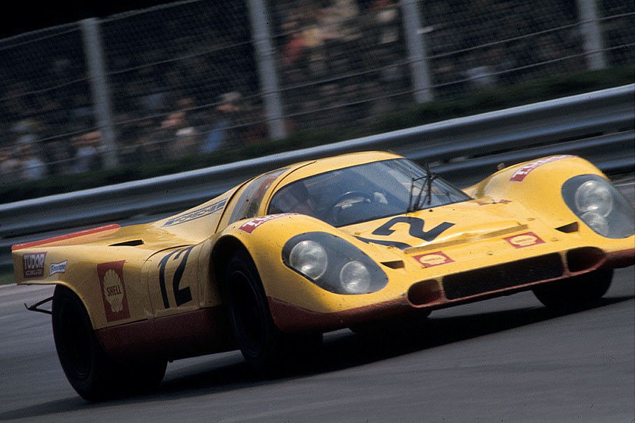 Hans Laine (SF) and Gijs van Lennep (NL) in a Porsche 917K #021 entered by Racing Team AAW