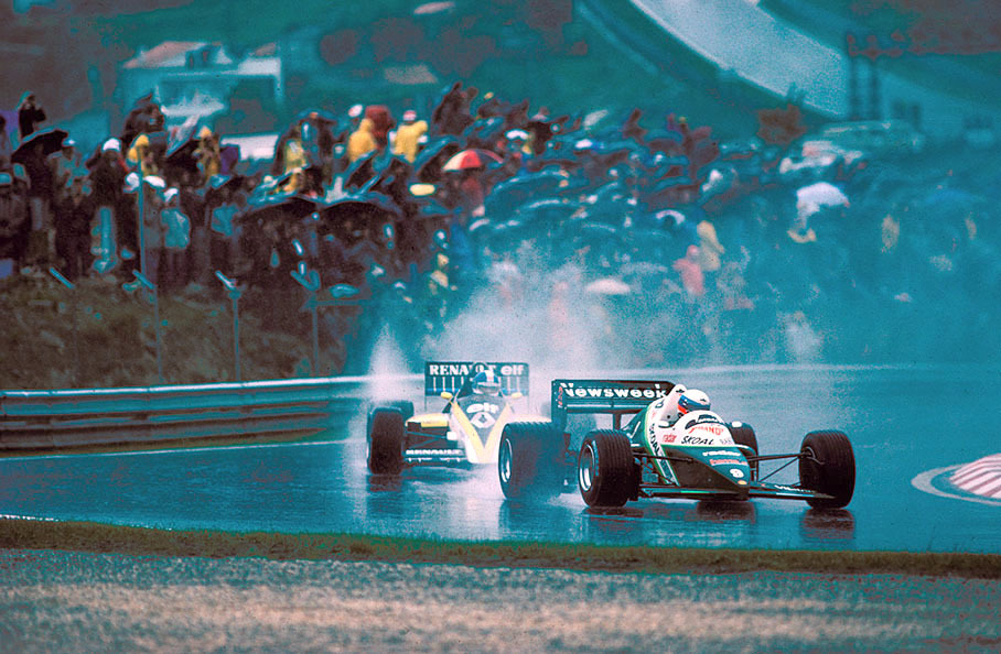 Manfred Winkelhock in the rain
