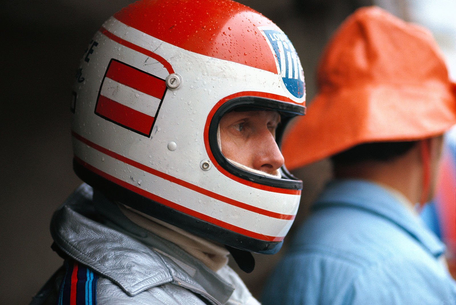 Martini Porsche driver Helmut Marko waits for his turn