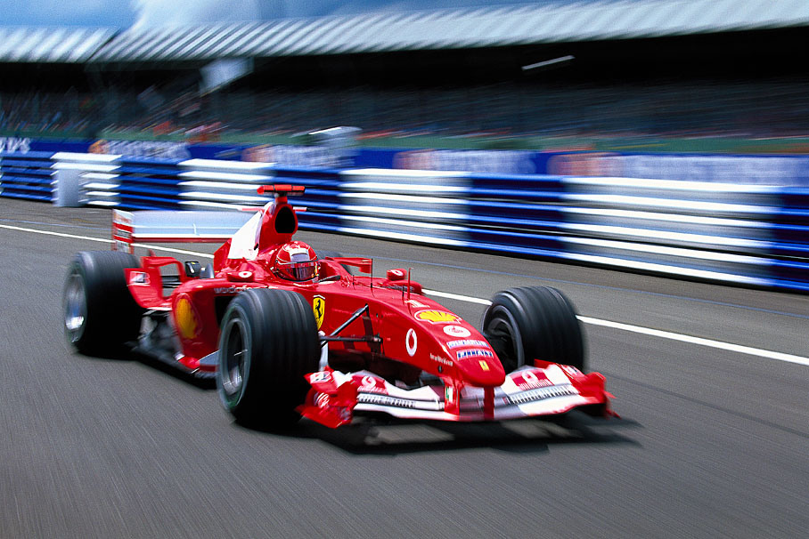 Michael Schumacher of Ferrari