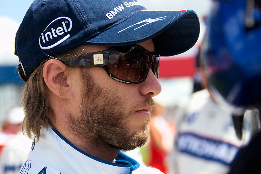 Full bearded Nick Heidfeld