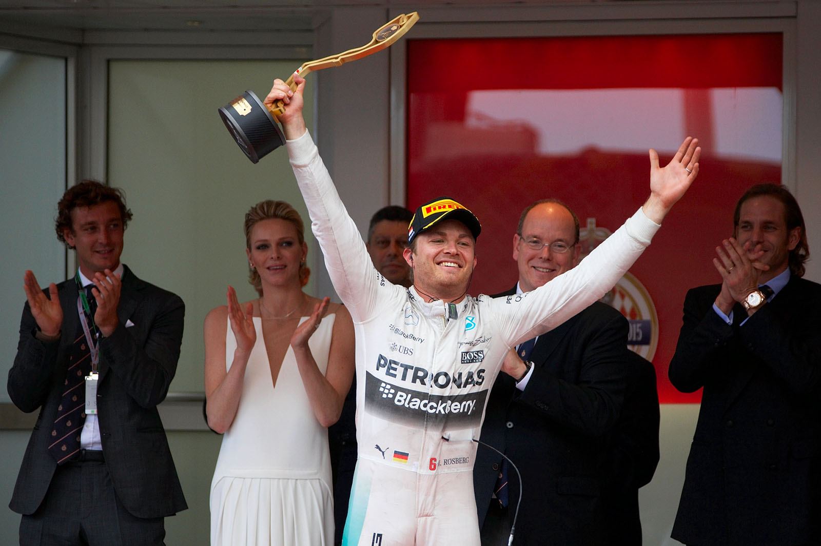 Nico Rosberg won the Monaco Grand Prix for the third straight year
