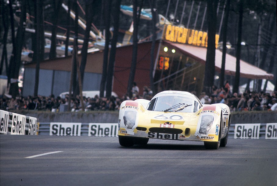 Siffert ATE Racing's Porsche 908/01L 013 driven by Reinhold Jöst (D), Michel Weber (D) and Mario Casoni (I)