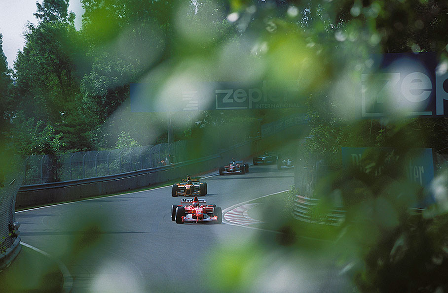 Rubens Barrichello during practice