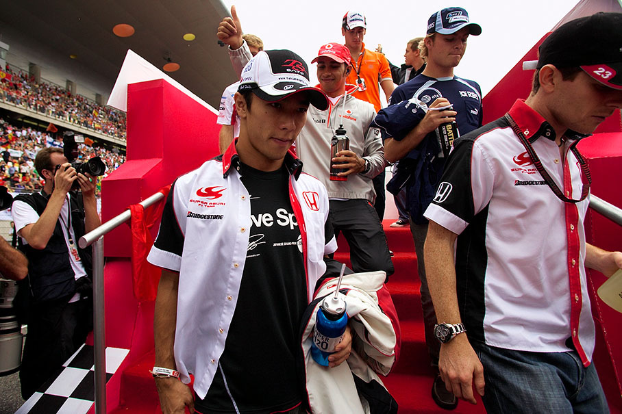Super Aguri driver Takuma Sato